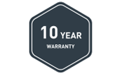 Full 10 year UV Warranty